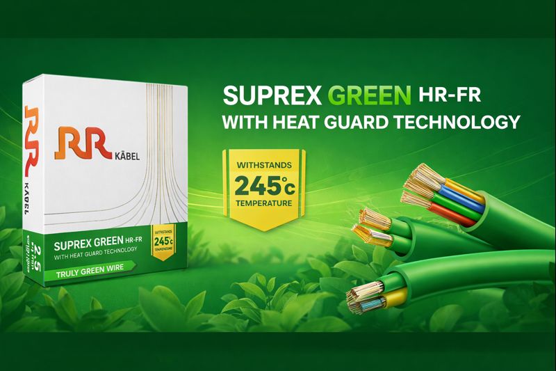 Colorful electrical power cables abstract